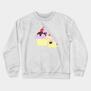 Cupcake Bunny Crewneck Sweatshirt